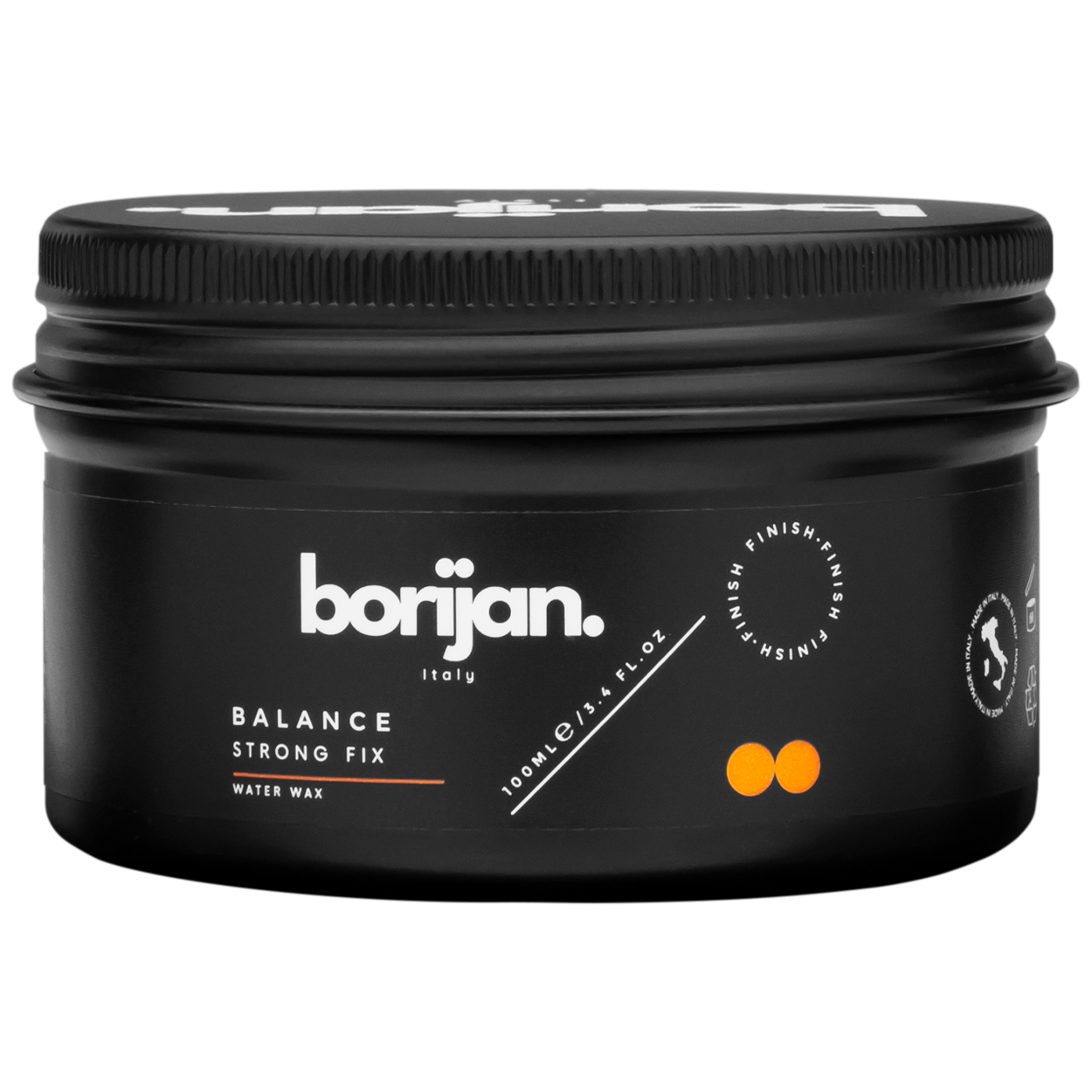 Borijan Balance Pomade - Vandens pagrindino stiprios fiksacijos pomada 100ml - Image 2